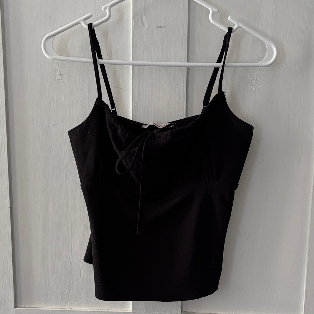 Abercrombie & Fitch Black Tank Top
